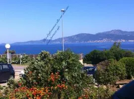 Vue mer panoramique plage 50m Porticcio Corse