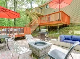 Creek Front Pocono Mountain Getaway with Game room & Sauna