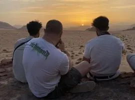Wadi Rum 5-hour tour with sunset or morning, overnight stay with two meals and a Bedouin tent with a private bathroom Prices are for two people