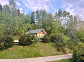 Domki przy lesie 300m od jeziora, hotel v destinaci Zawóz