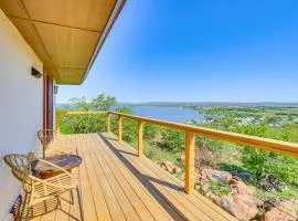 Lake Lawtonka View: Mountaintop Medicine Park Home