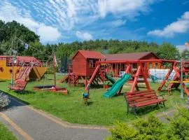 Domki Forest sauna jacuzzi balia Darłowo Darłówko Rusko