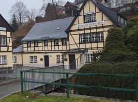Huthaus zum Molchner Stollen, hotel v destinaci Pobershau