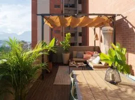 Private Terrace Duplex in El Poblado