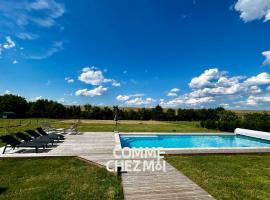 Villa avec piscine pour 10 personnes - Lac du Der Giffaumont, hotel in Giffaumont