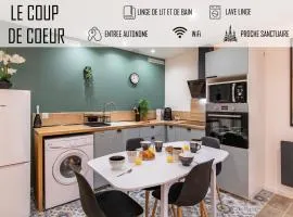 Le Coup de Coeur - Proche Sanctuaire et Commerces - WiFi - Neuf