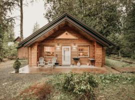 Mt Baker Rim Cabin 61 - Wi-Fi - Hot Tub - Pets Ok, hotelli kohteessa Deming