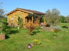 chalet bois pleine campagne à Pontigny
