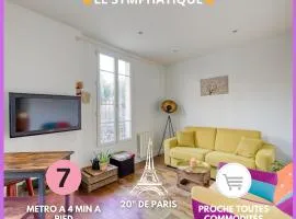 Le Sympathique - Metro 7 à 4 minutes - Direction Paris