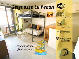 Studio 212 lumineux à deux pas de l'océan