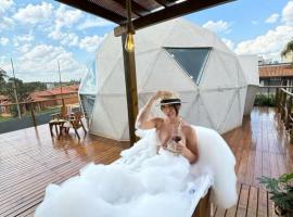 Cabana Aurora Limeira - Domo Geodésico urbano, luxury tent in Limeira