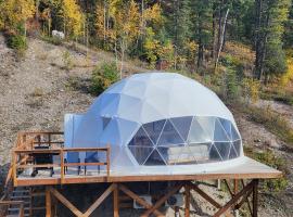 Alpenrose Dome Hottubs Mountains view sleep 4, Hotel in Golden