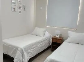 Dormitorio doble 2 camas 1 baño, Altos de San Miguel