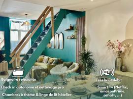 La belle échappée, maison chic près de lille & Parc Barbieux, hótel í Roubaix
