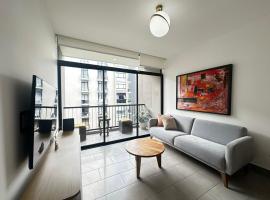 Apartamento amueblado Condado Santa Rosa Santa Tecla La Libertad, hotel i Nanastepeque