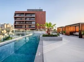 Skyline Porto Alegre - Apartamento mobiliado com Wi-Fi e academia no condomínio