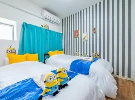 Newly opened 6LDK USJ Hotel Family friendly Free parking 10 minutes to USJ 道頓堀 関西空港 大阪城 海遊館