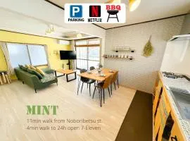 MINT 11min walk to Noboribetsu st