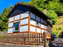 Arode H&uuml;tte Harzilein - Romantic tiny house on the edge of the forest, minicasa em Zorge