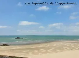 l'echo des vagues ,face mer, vue imprenable, appartement pour 2 à 4 personnes