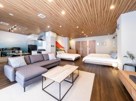 Jomo Stay Takasaki, acomoda&ccedil;&atilde;o com cozinha em Takasaki