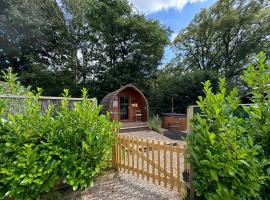 Smart glamping site in longtown, with veiws of the Black Mountains, glamping site in Longtown