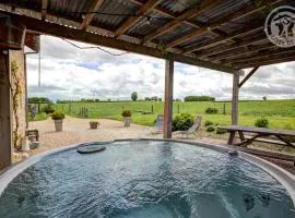 Maison authentique avec piscine chauffée, spa, sauna et cabane au cœur des pâturages - FR-1-496-7