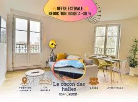 Le Cocon des halles * Ideal Couple ou solo * WiFi * Élégance * Pieds des Halles