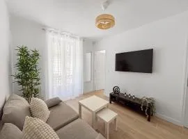 Appartement lumineux et moderne, proche transports