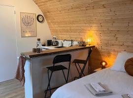 Luxurious Tiny House with HotTub, миниатюрный дом в городе Rijsenhout