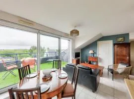 Appartement pour 4 avec grand balcon