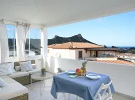 La Casetta terrace and sea view