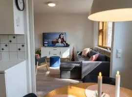 Two-story family apartment with private yard