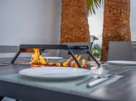 Moderne Designer-Maisonette 2 Schlafzimmer eigene Terrasse mit Grilltisch und Fitnessbereich