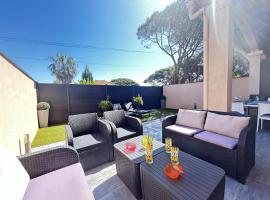 Villa Méditerranéenne 5 pièces, 8 pers, Terrasse, Jardin, Parking - FR-1-226-559, hotel di Sainte-Maxime