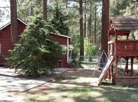 Green Cabin in Big Bear Lake 3 bdr Pets Friendly, מלון ליד Big Bear City Park, ביג בר סיטי