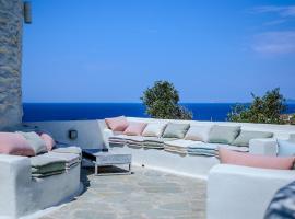 Zen Blue Mills - Luxury Villa in Kea Island, hotel en Koundouros