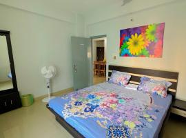 2bhk Opulent Oasis 205, camera con cucina a Patna