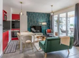 Urban Chic Montpellier - Terrace - Private Parking