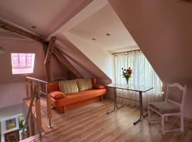 Attic apartment in the center, hotel i Otilia