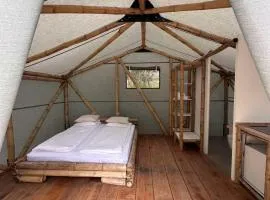 Bamboo glamping