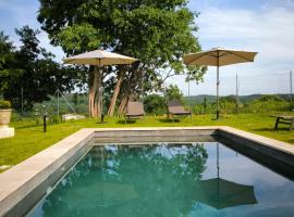Beautiful villa between Uzès & Avignon, hotel in Saint-Marcel-de-Careiret