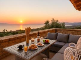 Mani Panoramic Views - Private Sunny Retreat, hotel v destinaci Lévktron