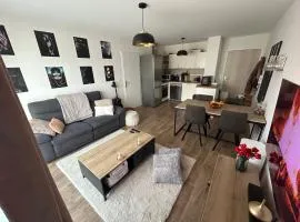 Superbe nid douillet 42m avec balcon et parking
