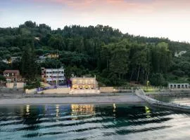 Beachfront Achillion Bay Villa in Corfu