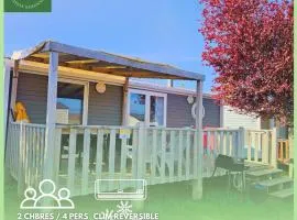 262- Joli Mobilhome 4 Pers 2 chambres Clim Camping 5 étoiles