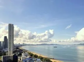2Bedroom 2Bathroom Seaview Jomtien 18th floor 66sqm