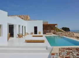 Sea view - Luxury Pool Villa - Golden Beach, Paros