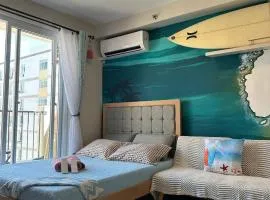 Sun Drift Studio near airport with Pool and Parking