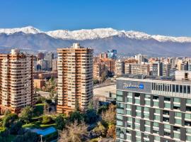Radisson Blu Plaza El Bosque Santiago、サンティアゴのロマンチックホテル